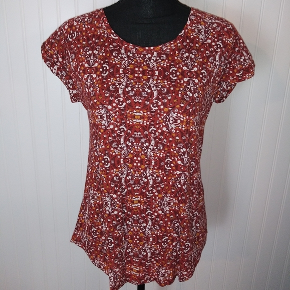 Lucky Brand Tops - Lucky Brand printed short sleeve tee size …